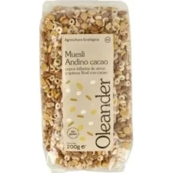 Oleanders Muesli Andino Arroz Quinoa Cacao 200g - Oleander