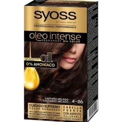 Oleo Intense Tinte Sin Amoniaco 4.86-Castaño Helado 5 Pz