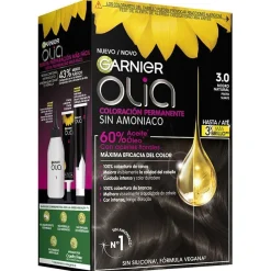 Olia Coloración Permanente N°3.0 Castaño Oscuro 4uds - Garnier