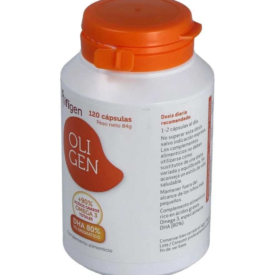 Oligen Dha 80% Tg Enzimatico 120cap - Ifigen