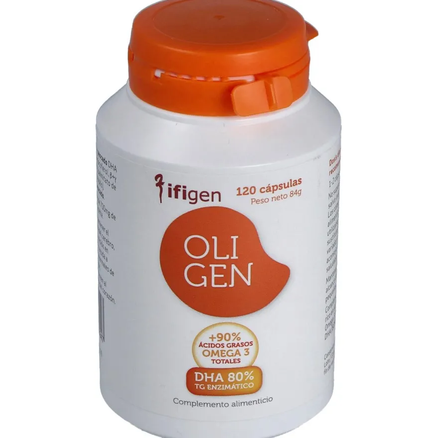 Oligen Dha 80% Tg Enzimatico 120cap - Ifigen