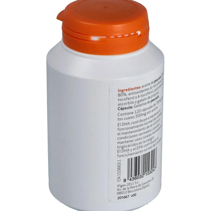 Oligen Dha 80% Tg Enzimatico 120cap - Ifigen