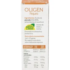 Oligen Peques Dha 80% Tg Enzimatico 30Ml.