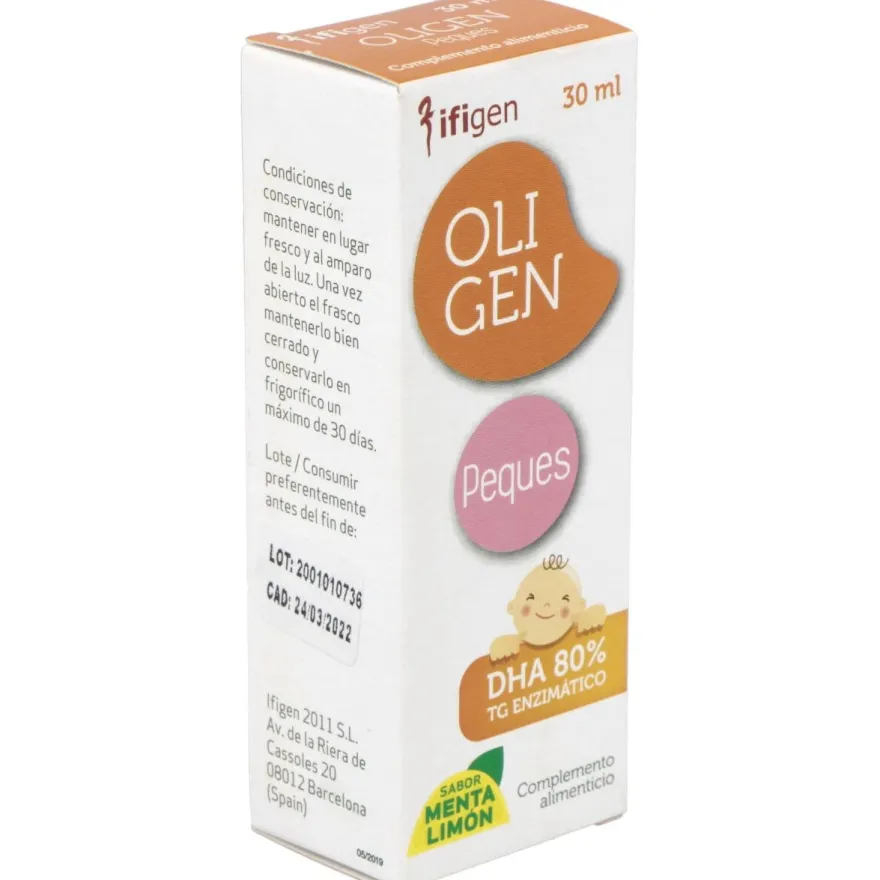 Oligen Peques Dha 80% Tg Enzimatico 30Ml.
