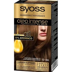 Olio Intense Tinte sin Amoniaco 5.86 Castaño Caramelo 50ml - Syoss