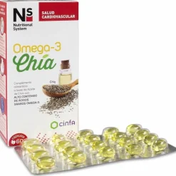 Omega - 3 Chía, 60 Cápsulas - Ns