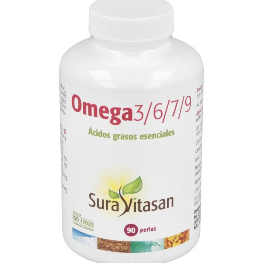 Omega 3/6/7/9 90 Perlas - Sura Vitasan