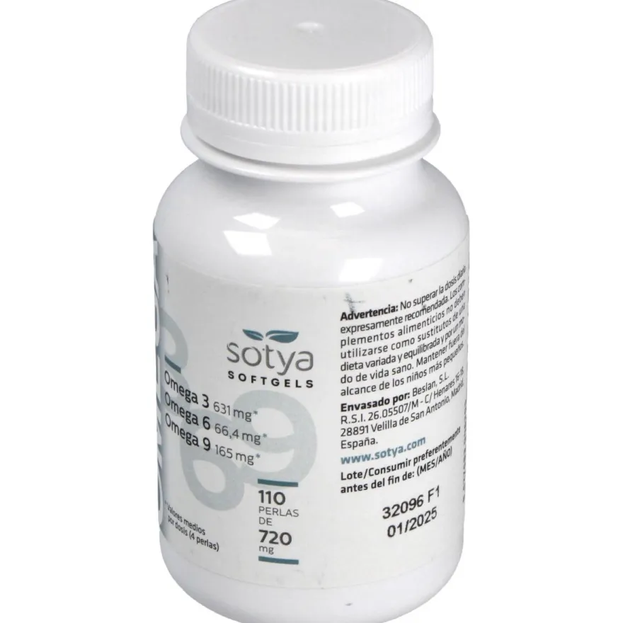 Omega 3,6,9 Perlas 110 Ui Beslan - Sotya