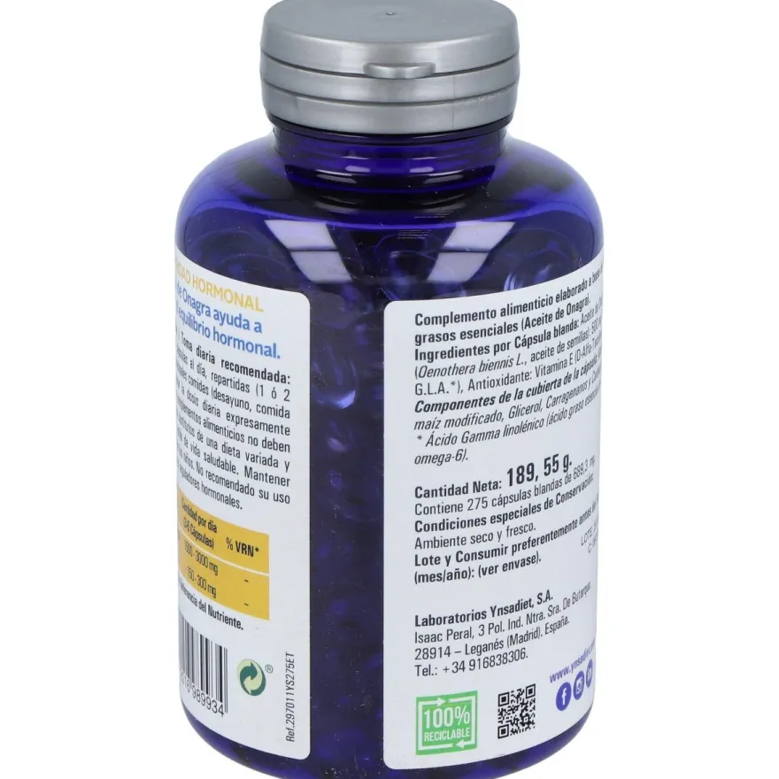 Onasol Onagra 500Mg Vit.E 10Mg 275 Perlas