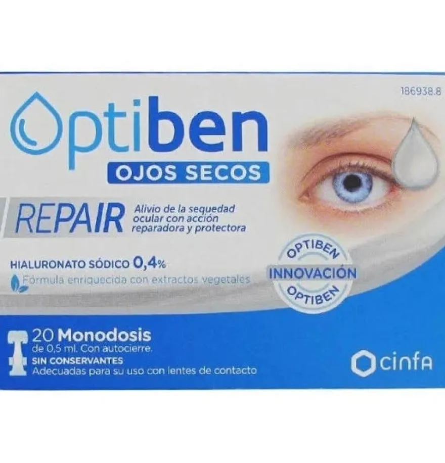 Optiben Ojos Secos Repair (20 Monodosis)