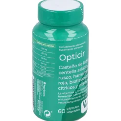 Opticir Castaño - Centella - Ruscus - Vid - Hamameli 60cap - Herbora