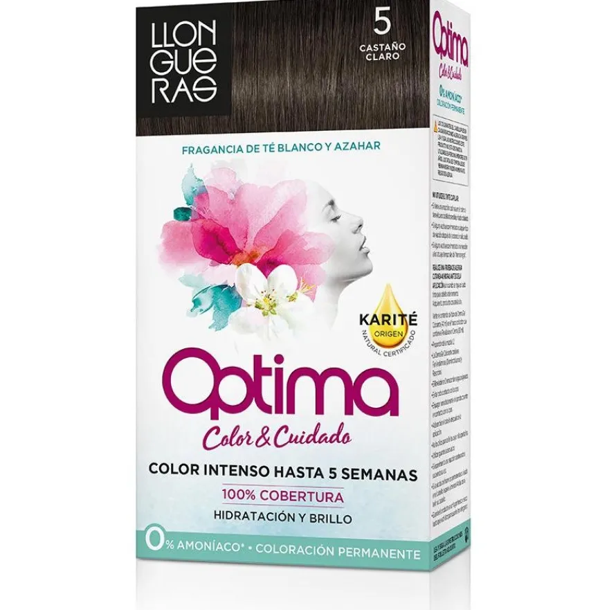 Optima Tinte de Cabello N5 Marrón Claro 1ud - Llongueras