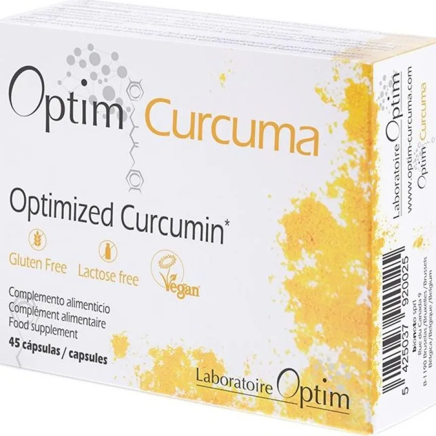 Optim Curcuma Suplemento Alimenticio 45 Cápsulas - Optim Laboratoire