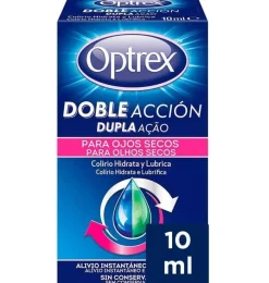 Optrex Colirio Doble Acción para Ojos Secos (10 ml) - Reckitt Benckiser