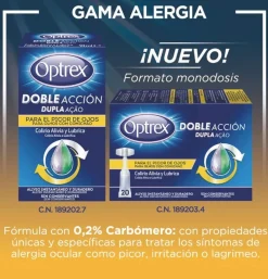 Optrex Colirio Doble Acción para Picor de Ojos (10 ml) - Reckitt Benckiser
