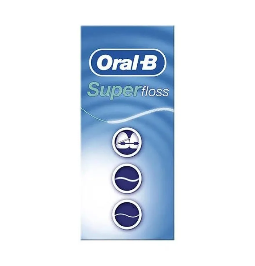 Oral-B Superfloss - Seda Dental (Menta 50 U)