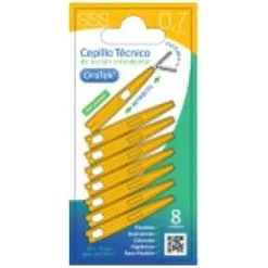 Oratek Cepillo Interdental Retractil 0_7 Mm Blister 8 Unidades