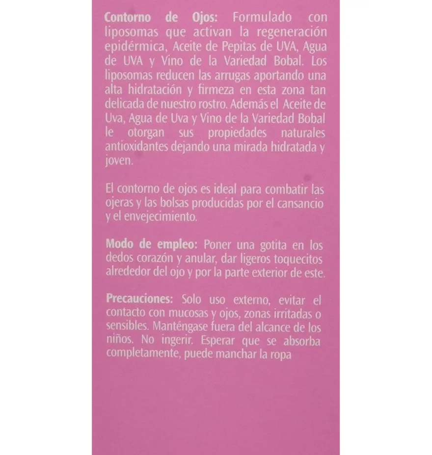 Origen Bobal Contorno de Ojos, 15 ml - Wines Cosmetic