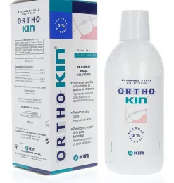 Orthokin Enjuague Bucal (1 Frasco 500 ml Sabor Menta) - Kin S.a. Laboratorio - Alicia