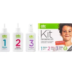 Otc Antipiojos Kit 1 2 3 Permetrina 1.5 % (Kit)