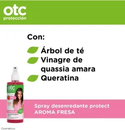 Otc Proteccion Spray Desenredante Protect (1 Envase 250 ml Aroma Fresa) - Ferrer