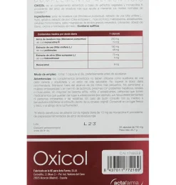 Oxicol, 28 Cápsulas - Actafarma Laboratorios