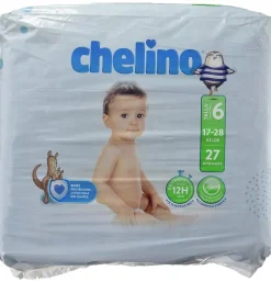 Pañal Infantil - Chelino Fashion & Love (T- 6 (17 - 28 Kg) 27 Pañales)