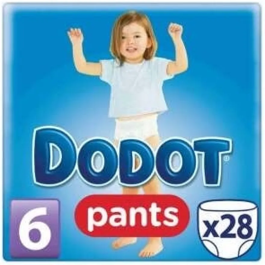 Pañal Infantil Dodot Pants T - 6 +15 kg 28 u - Dodot