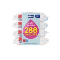 Pack Ahorro Toallitas Húmedas Para Bebé 0M+, 4 x 72 uds. - Chicco
