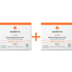 PACK DUPLO C-VIT Crema Hidratante, 50 ml. + 50 ml. - Sesderma