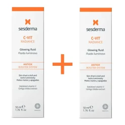 PACK DUPLO C-VIT Radiance Fluido Luminoso, 50 ml. + 50 ml. - Sesderma
