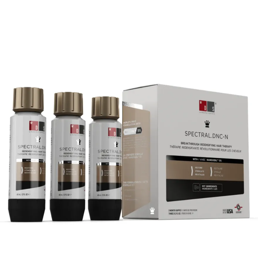 Pack 3 Meses Spectral DNC-N® Tratamiento Anticaída, 3 x 60 ml. - DS Laboratories
