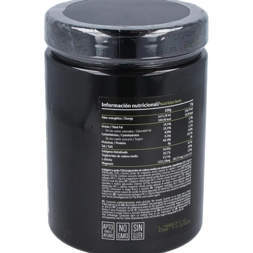 Paleobull Elixir Colageno+Aceitetcm Vainilla 450Gr