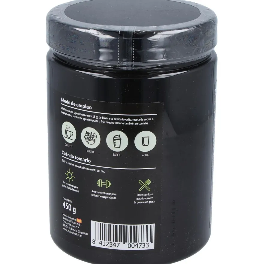 Paleobull Elixir Colageno+Aceitetcm Vainilla 450Gr