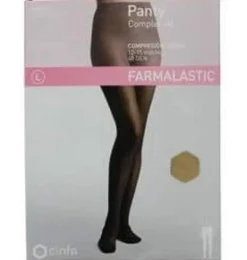 Panty Compresion Ligera - Farmalastic 40 Den (Talla Extragrande Color Vison)