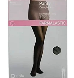 Panty Compresion Ligera - Farmalastic 40 Den (Talla Mediana Color Capuchino)