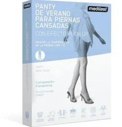 Panty Compresion Ligera 15-21 Mmhg - Medilast Fresh (Talla Pequeña Color Beige)
