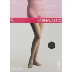 Panty Compresion Ligera Negro Tm 1ud - Farmalastic