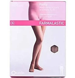 Panty Compresion Normal 140 Den - Farmalastic (talla Mediana Color Beige) - Cinfa S a