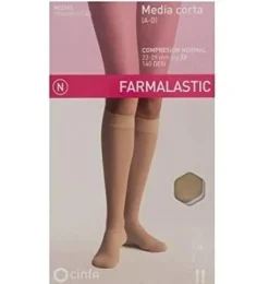 Panty Compresion Normal 140 Den - Farmalastic (talla Reina Plus Color Beige) - Cinfa S a