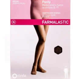 Panty Compresion Normal 140 Den - Farmalastic (Talla Grande Color Capuchino)