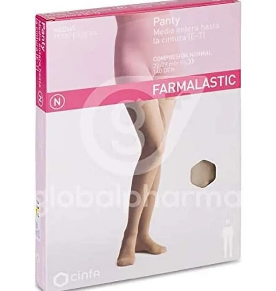 Panty Compresion Normal 140 Den - Farmalastic (talla Pequeña Color Beige) - Cinfa S a