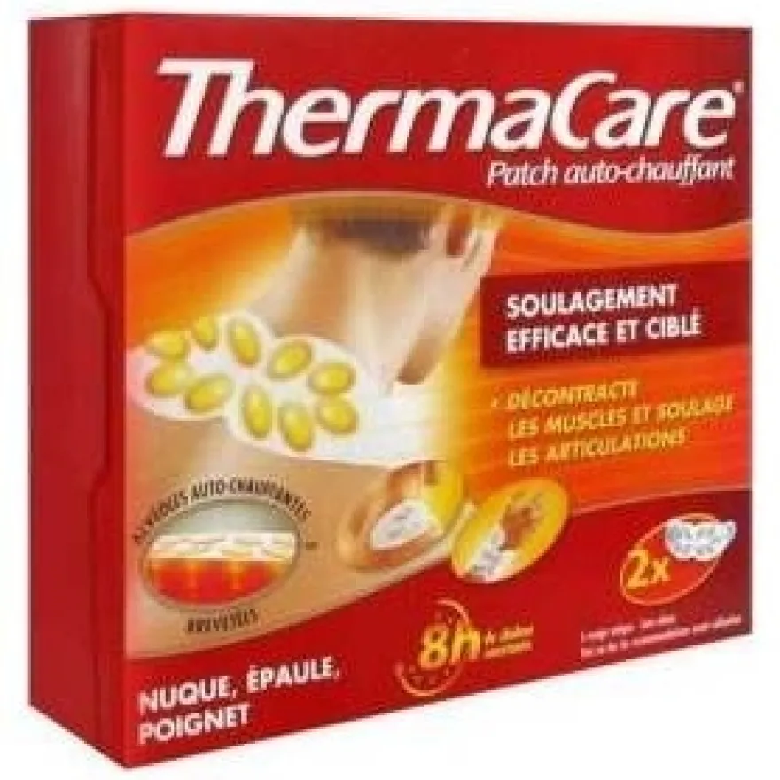 Parche de Calor para Nuca_ Hombros o Muñecas 2uds - Thermacare