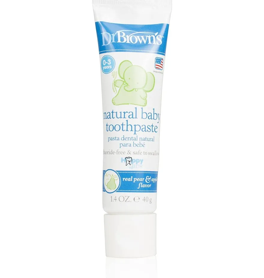 Pasta Dental Infantil Natural - Bebe Dr Brown (1 Envase 40 G)