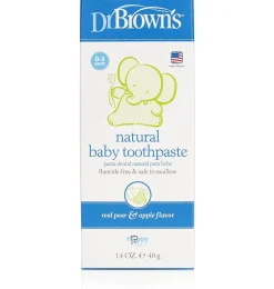 Pasta Dental Infantil Natural - Bebe Dr Brown (1 Envase 40 G)