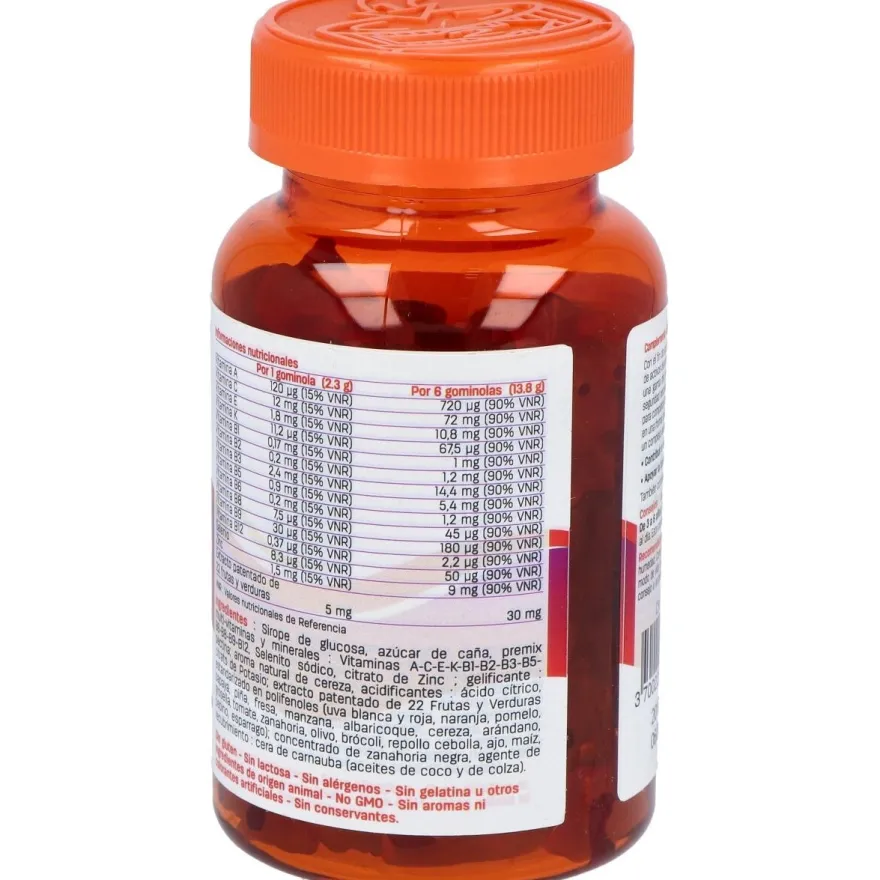 Pediakid Multivitaminadas Sabor Naranja y Cereza 60uds - Ineldea