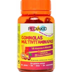 Pediakid Multivitaminadas Sabor Naranja y Cereza 60uds - Ineldea
