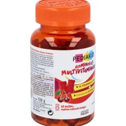 Pediakid Multivitaminadas Sabor Naranja y Cereza 60uds - Ineldea