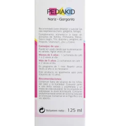 Pediakid Nariz Garganta Jarabe (1 Envase 125 ml) - Ineldea