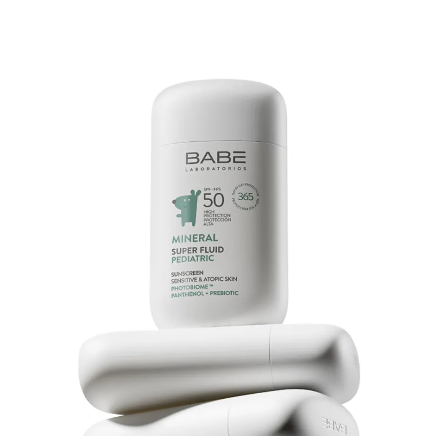 Pediatric Super Fluid SPF 50 Mineral, 50 ml. - BABE